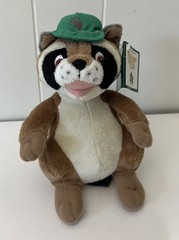 Ranger Rick Raccoon 1994 National Wildlife Federation 8” Plush Stuffed Animal