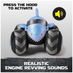 Monster Jam Megalodon 7” Plush Monster Truck with Sound For Ages 3+