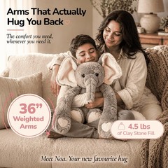 Weighted Stuffed Animals for Adults, Teens and Kids – 36 Inch Long Plush Arms…