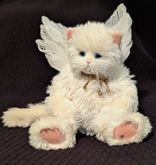 GANZ Cottage Collectibles Purrfect Angel Cat Plush 2000 Limited Edition