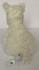 Jellycat London Munro Scottie Dog White Westie Terrier Puppy Plush Toy 10” tags