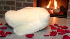Hallmark Heartline White Bear with Red Gift Box Plush Stuffed Animal Valentine’s