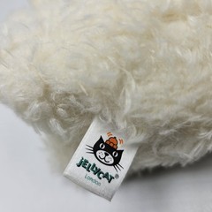 Jellycat Buster Playful Pup 7″ White Brown Small beans Plush Stuffed dog Puppy
