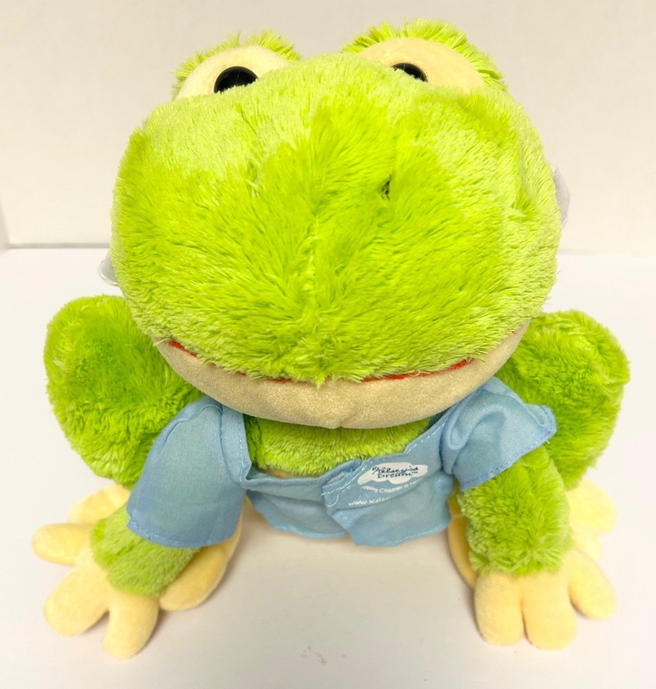 Kelsey’s Dream HOPPER The Cancer Crusher Frog Plush Helping Kids in Need