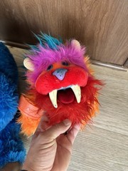 AmToy My Pet Monster 1986 Vintage Plush With Cuffs and Original Tags – Set Of 2