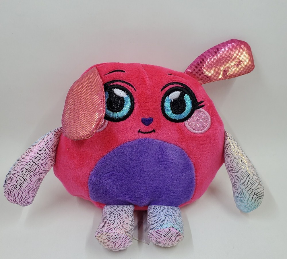 SQ1 Mush Meez Squeezy Moldable Stuffed Plush Deanna Dog 4.25″