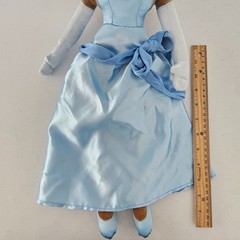 Disney Store PRINCESS TIANA 20″ PLUSH DOLL – Princess and the Frog Blue Dress