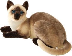 Siamese Cat Stuffed Animal, Shorthair Cat Realistic Plush Cat Stuffed Toys, Gift