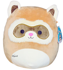 Squishmallows Farice The Ferret 12″ Plush Rare HTF Soft Brown & White Masked NEW