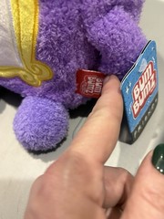 Bum Bumz Friends Plush Peephole Purple Door Target Exclusive F.R.I.E.N.D.S 7.5″