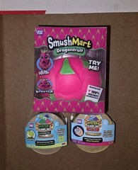 [3-Piece] CRAZY FUN | Foody Squeeze Toys; Dragonfruit +2 Mystery Buns ✨️🍏 (New)