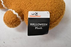 Way To Celebrate! Gingerbread Plush Small Brown Halloween Decoration 10 In