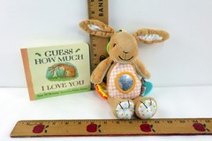 Guess How Much I Love You Board Book & Nutbrown Hare Plush Baby Toy Bunny Rabbit