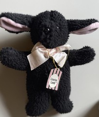 North American Bear Co. Licorice Lamb Black 10” Plush Sheep 1989 Vintage W/ Tags