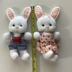 Vintage Gingham Bunny Rabbit Plush From Hallmark For Spring Easter Boy And Girl
