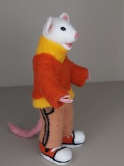 Needle Felted Mouse , Handmade Wool Mouse, Handmade Gift