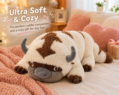 20″ Flying Sky Bison Plush Toy Soft Stuffed Animal Cozy Gift for Fans Kids