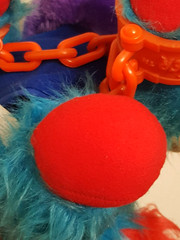 RARE 1987 AmToy My Pet Monster Yaplet With Original Cuffs Vintage Mattel Plush
