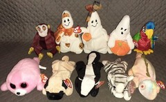 14x TY Lot Variety Stuffed Plush Animal Toy Play Dolls