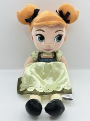 Disney Park Animators Collection Frozen Anna Plush Doll Soft Toddler 12” Dirndl