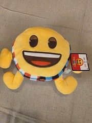 Emoji Plush Smiley Face Soft Stuffed Toy with Arms and Legs