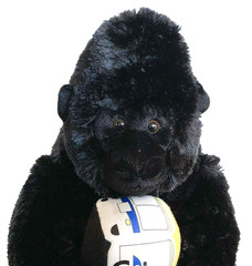 King Kong Plush Toy Universal Studios Tour Bus Tram Movie Stuffed Gorillia
