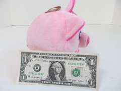 Pink Pig Plush Stuffed Animal Toy Round Chubby Chunky Classic Toy Cute R5