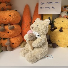 Jellycat Bartholomew Bear Ice Cream Oatus BNWT – NYC Exclusive Fao Schwarz
