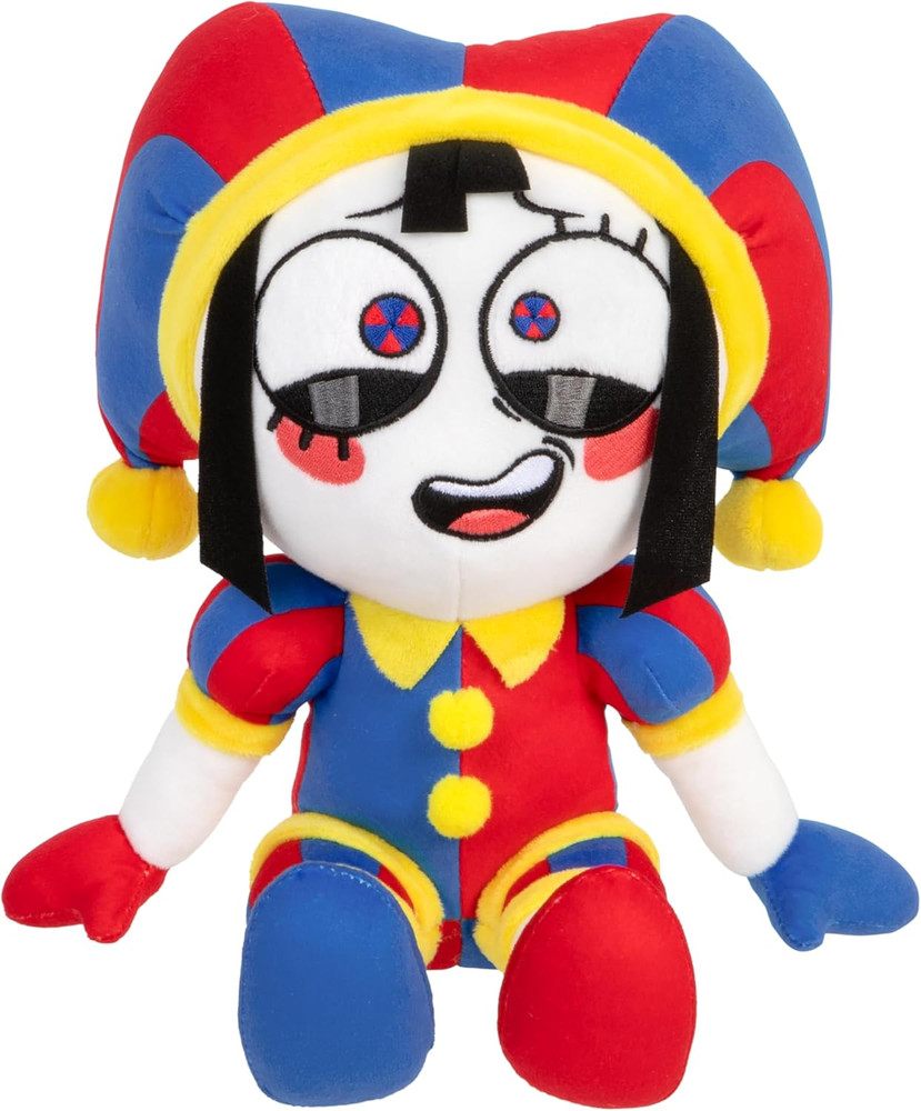 Talking Pomni Plush, Press Pomni’S Foot and Hear Her Say 13 Unique Phrases, 12″
