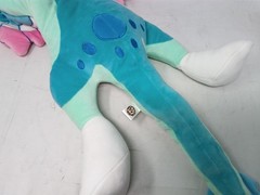Prehistoric Pals Weighted Teal Dino Plush Lily Moon Suits