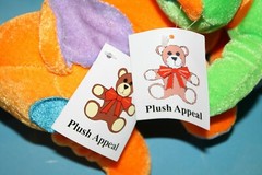 Mardi Gras Plush Appeal Cat Elephant 10″ Soft Toy Stuffed Animal Lot 2 Plushies