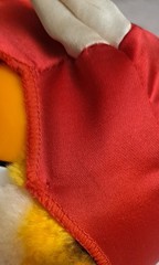 Vtg 80s Garfield Devil Plush Toy Dakin 8″ Tall Red Cape Horns Pitchfork Tags