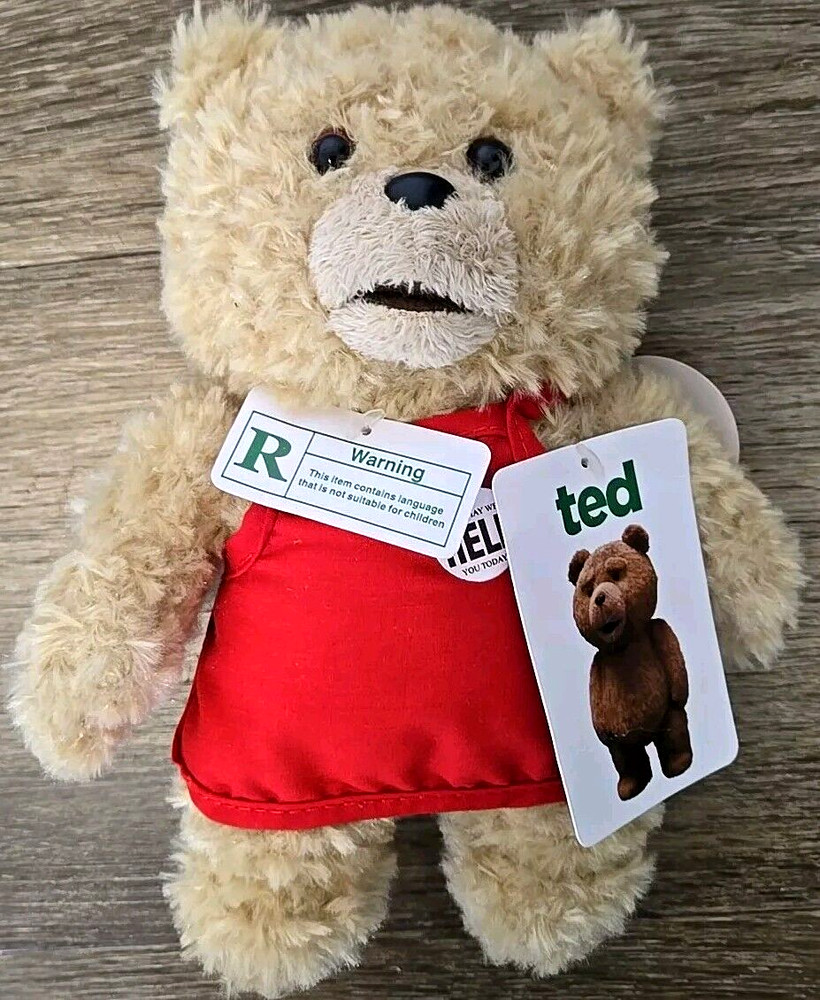 Ted Commonwealth 7.5″ Moving Mouth Ted In Apron Rated R Adults Only Not Working