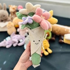 Bouquet Flowers Toy Girls Birthday Wedding Gifts Doll Toy top!!