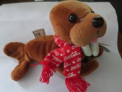 Vintage Coca Cola MBBP Plush Walrus, Seal, Tiger w/ Coke Bottle New w/tags