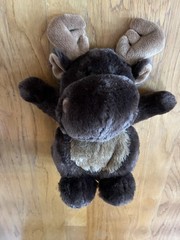 Chubby Bubba Moose 8” Plush Stuffed Animal by Wishpets