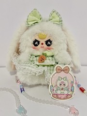 Baby Three Macchiato Mini Rabbit With Cry Eyes Bag Confirmed “Citron Summer” NEW