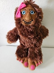 Ms Bigfoot Shesquatch 12″ Plush Toy Sasquatch The Stuffed Animal House Pink Bow