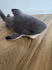 Black Tip Shark Open Mouth Destination Nation Aurora Plush Stuffed Animal Toy