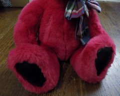 Vtg 1992 GUND VICTORIA’S SECRET Fuchsia Pink Plush Teddy Bear Plaid Bow Rare
