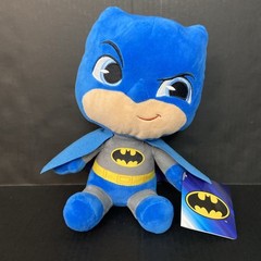 NEW DC Batman Kohls Cares 9″ Plush Kids Toy With Soft Cape & Mask Blue NWT