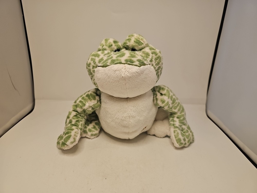 Ganz Webkinz HM142 Spotted Frog Green Plush Toy Stuffed Animal Preowned