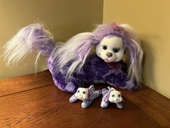 Puppy Surprise Tessa plush w/ 2 puppies