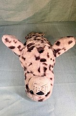 Wild Republic Harbor Seal Pup Spotted Black & Grey Plush Toy New With Tags