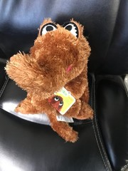 GUND Sesame Street Snuffleupagus Snuffy full body hand Puppet w/SNUFFY TAG RARE
