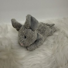Russ Berrie Home Buddies Cheezy Mouse Plush 6” Beanie Terry Cloth 4165 Grey