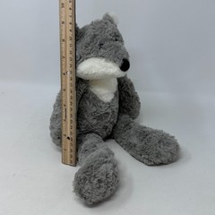 Baby & Child Minky Grey Fox Plush Stuffed Animal Cute Fluffy Soft Cuddle Toy 9″