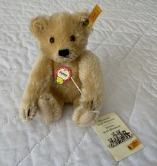 Vintage Steiff Stuffed Animal, Petsy, Teddy Bear, With Tags, 1990’s, 029479