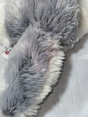 Ganz Webkinz Gray & White Husky 7″ Plush Stuffed Animal Toy HM120 No Code