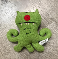 2005 Vintage Ugly Doll Plush “Target” Green One Eye Monster 6.5″